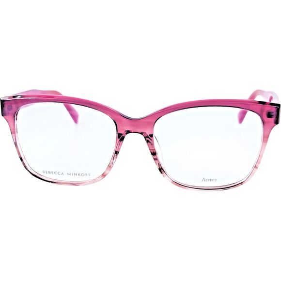 Rebecca Minkoff Brooke 3 Womens Eyeglass Frame 01ZX Pink Horn main image 5